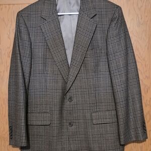 Brooks Brothers Gray Checkered Blazer